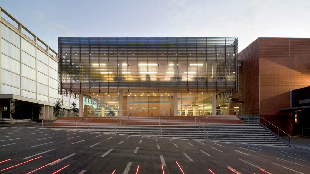 Max Webber Library, Blacktown, designed by fjmt: a silent community bulkhead to commercialisation