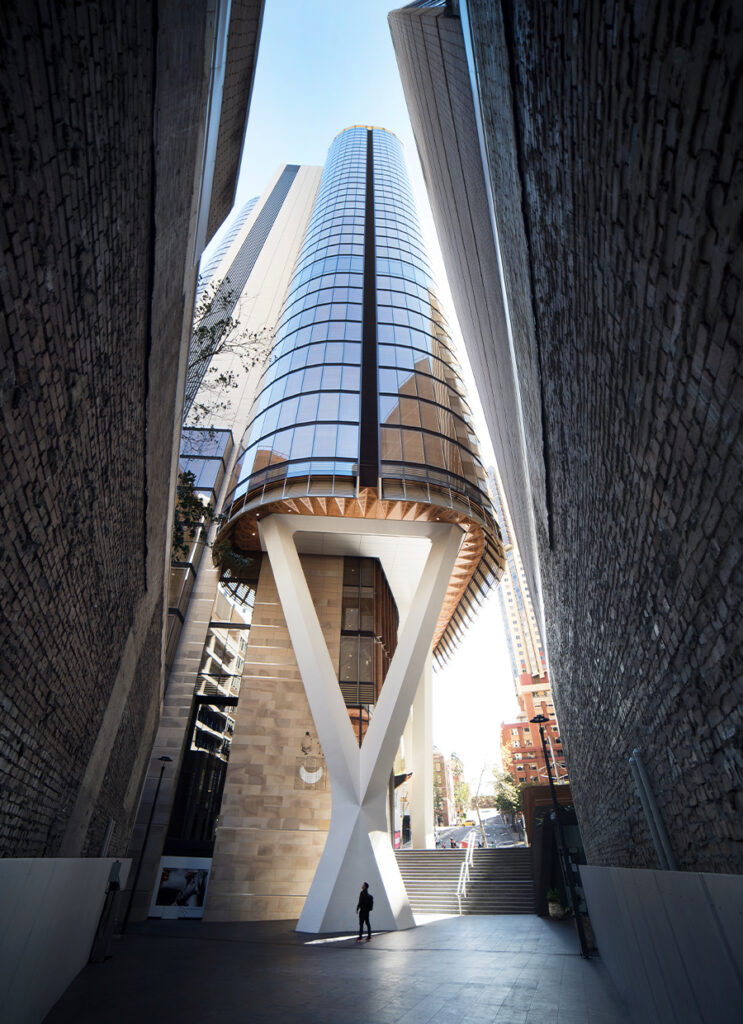 200 George Street, designed by fjmt: A tower of wood